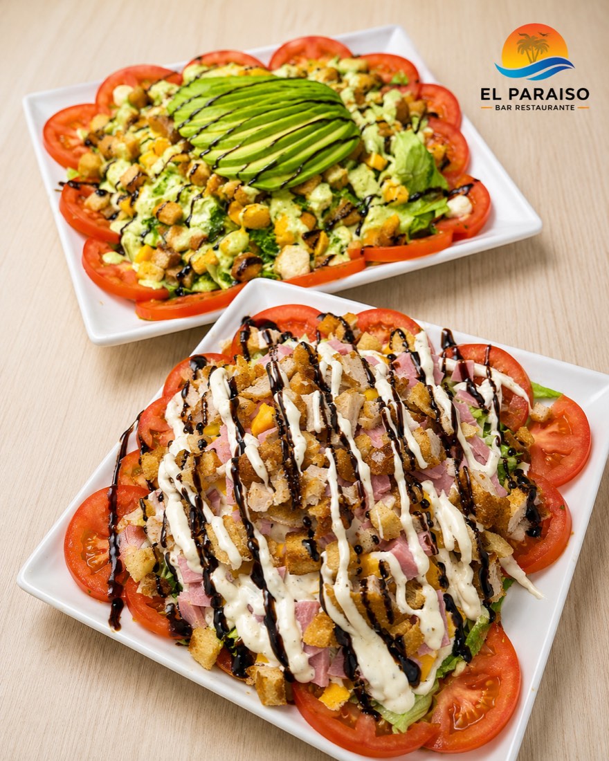 Dos ensaladas de la carta