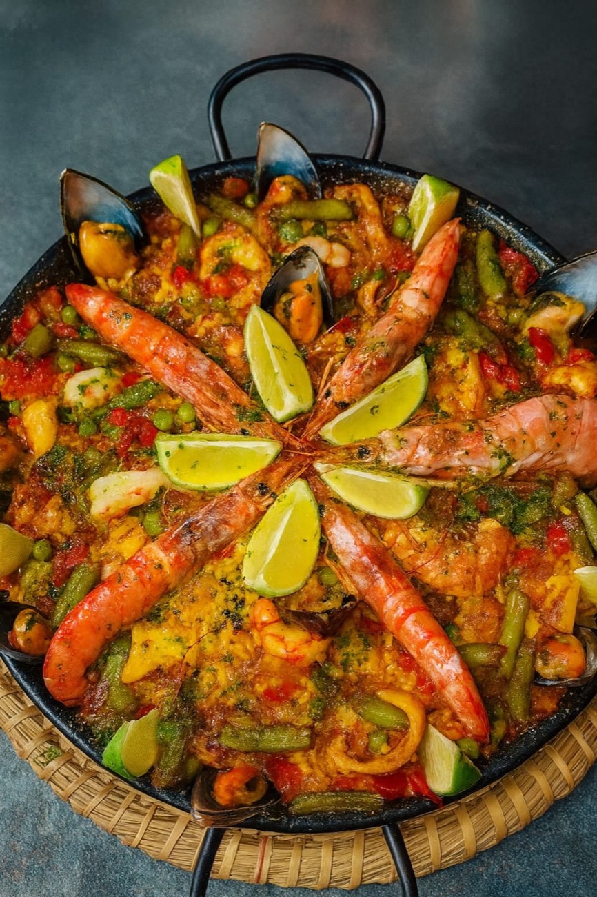 Paella de marisco